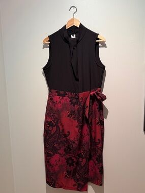 NWT Closet London Sleek Supervisor Sheath Dress in Paisley